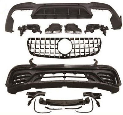 Body Kit Car Amg Pack Compatible with Mercedes-Benz GLC SUV X253 2015-2019