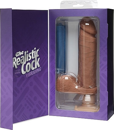 Doc Johnson The Realistic Cock Ρεαλιστικός Δονητής 20.3cm Chocolate