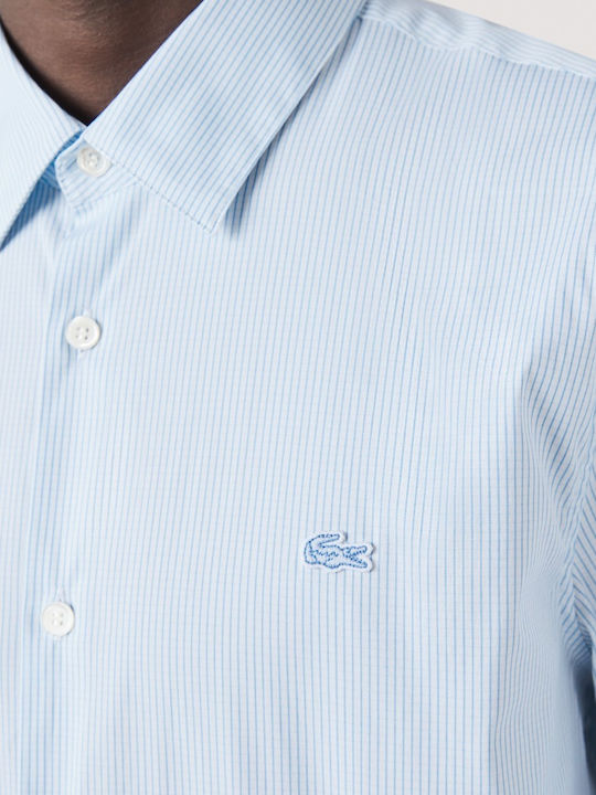Long-sleeved Shirt Checked Light Blue