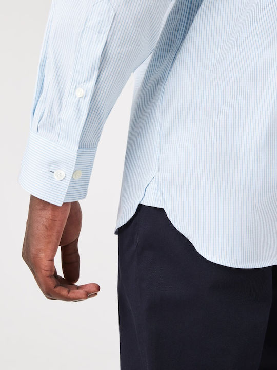Long-sleeved Shirt Checked Light Blue