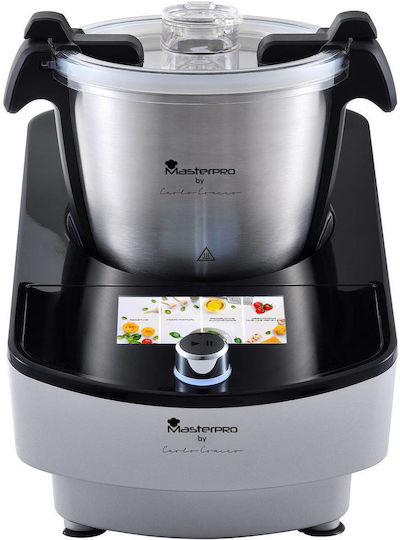 MasterPro Πολυμάγειρας 1000W με Χωρητικότητα 3.5lt Ασημί