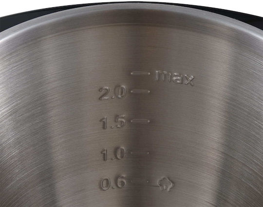 MasterPro Πολυμάγειρας 1000W με Χωρητικότητα 3.5lt Ασημί