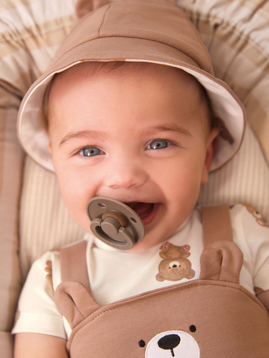 Mayoral Set Babystrampler Kurzärmelig mit Shorts Braun 2Stück