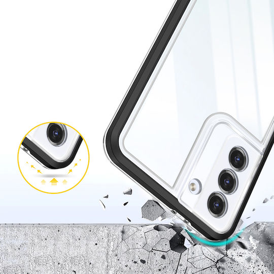 Hurtel 3in1 Back Cover Πλαστικό / Σιλικόνης Μαύρο (Galaxy S23+)