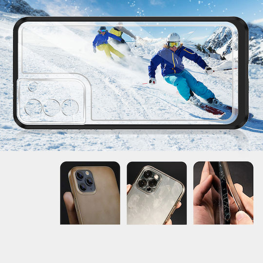 Hurtel 3in1 Back Cover Πλαστικό / Σιλικόνης Μαύρο (Galaxy S23+)