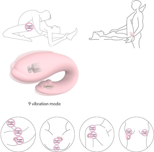 La Lolita Amsterdam Winter Vibrator für Paare 9.8cm Pink