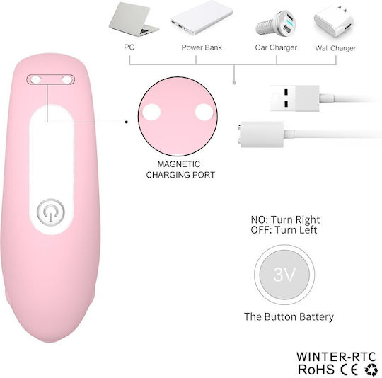 La Lolita Amsterdam Winter Vibrator für Paare 9.8cm Pink