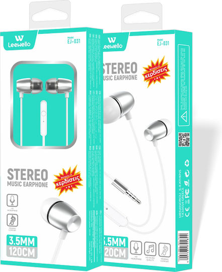 EJ-031 In-Ear Freihändig Kopfhörer mit Stecker USB-C Weiß