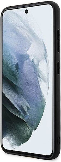Mercedes-Benz Carbon Stripe & Embossed Задна корица Пластмаса Черен (Galaxy S23+)
