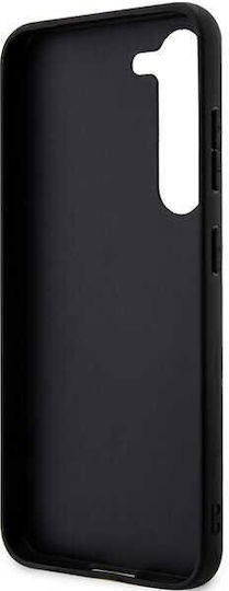 Ferrari Perforated Back Cover Plastic / Silicon Negru (Galaxy S23 Ultra)