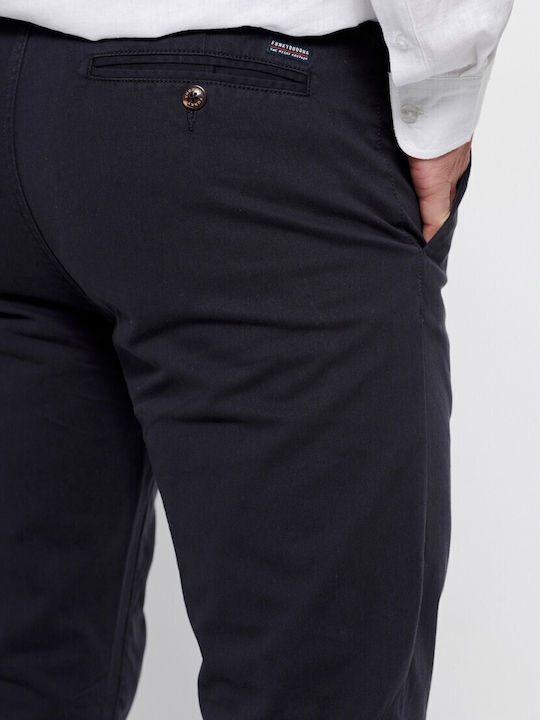 FBM007-00102 Trousers Chino in Regular Fit Navy Blue