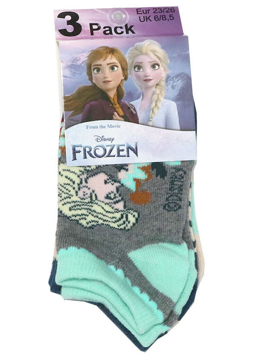 Disney Παιδικά Σοσόνια Frozen Πολύχρωμα 3 Ζευγάρια Disney Παιδικά Σοσόνια Frozen Πολύχρωμα 3 Ζευγάρια