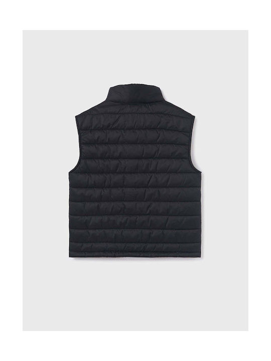 Mayoral Boys Quilted Coat Black Sleeveless