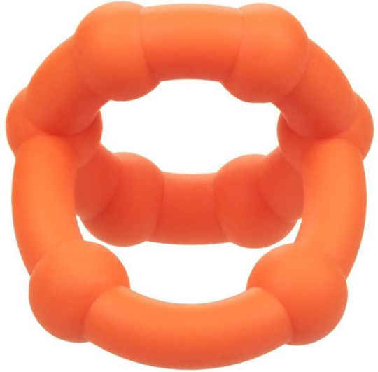Calexotics Alpha All Star Cock Ring Schwanz Silikon Orange