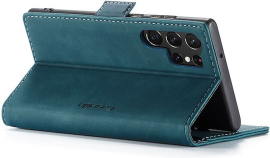 Caseme 013 Series Brieftasche Synthetisches Leder Blau (Galaxy S23 Ultra)