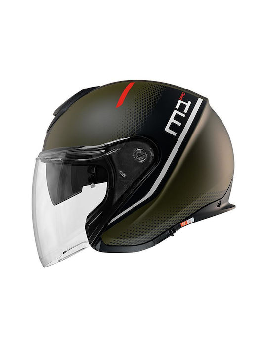 Schuberth M1 Pro Mercury Green Cască de motocicletă Jet 1350gr