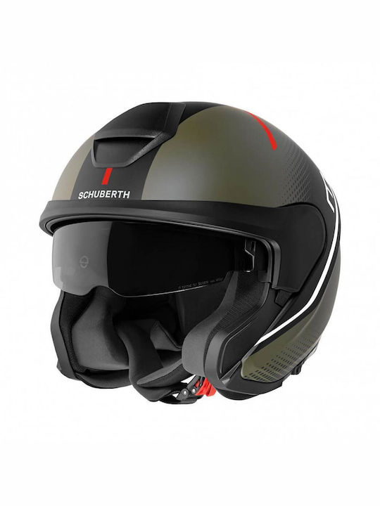 Schuberth M1 Pro Mercury Green Motorcycle Helmet Jet 1350gr