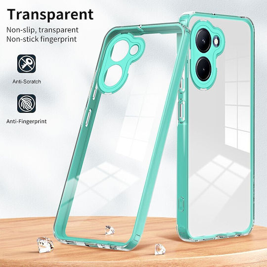 Color Frame 360 Full Cover Σιλικόνης Light Green (Realme C33)