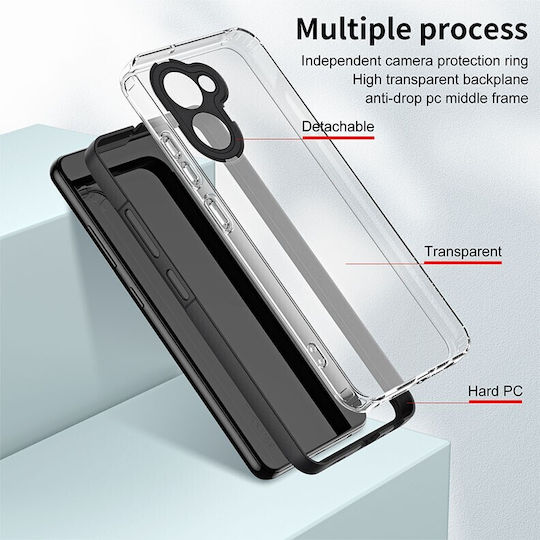 Color Frame Задна корица Силикон Прозрачен (Realme C33)