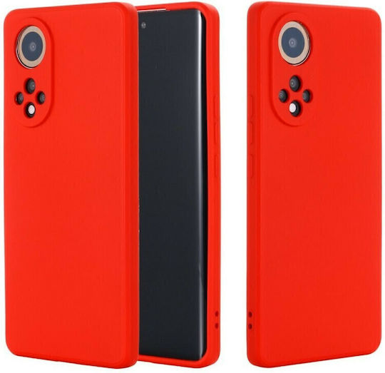Silky Soft Touch Umschlag Rückseite Silikon Rot (Huawei Nova 9 / Honor 50 5G)