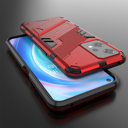 Punk Armor Back Cover Plastic Red (Realme 9 5G / 9 Pro)