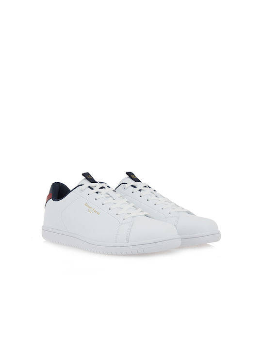 Renato Garini CH-00908 Bărbați Sneakers Albe