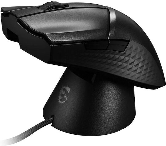 MSI Clutch GM31 Lightweight Ασύρματο RGB Gaming Ποντίκι 6400 DPI Μαύρο
