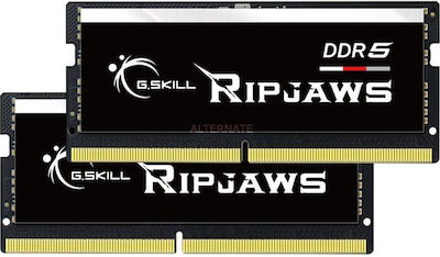 G.Skill Ripjaws 32GB DDR5 RAM cu 2 module (2x16GB) și Viteză 4800 pentru Laptop