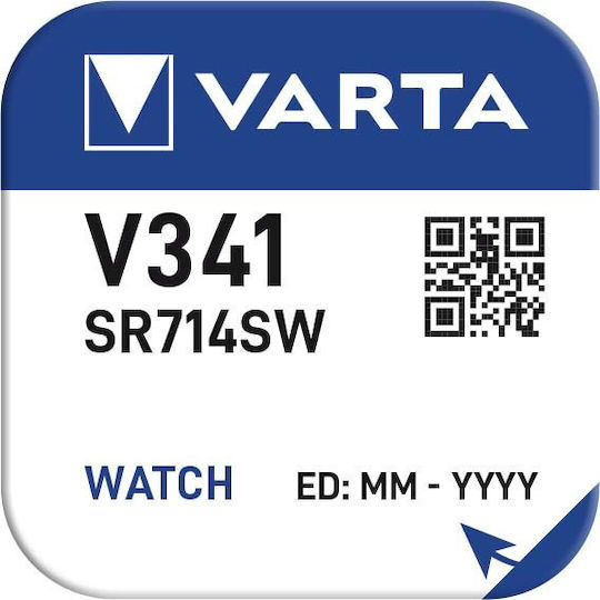Varta V341 Batterie Silber-Oxid für Uhren SR714 1.55V 1Stück