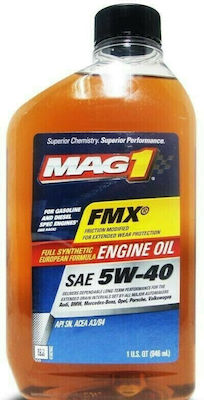 MAG1 Engine Oil Synthetic Car Lubricant 5W-40 0.946lt Full Synthetic