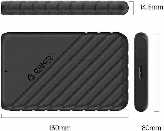 Orico Θήκη για Σκληρό Δίσκο 2.5" SATA III με σύνδεση USB 3.0