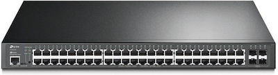 TP-LINK TL-SG3452P v3.2 Managed L2 PoE+ Switch με 48 Θύρες Gigabit (1Gbps) Ethernet και 4 SFP Θύρες