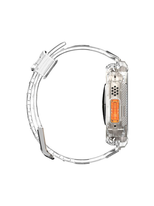 Spigen Rugged Armor Pro Πλαστική Θήκη σε Διάφανο χρώμα για το Apple Watch Ultra 49mm