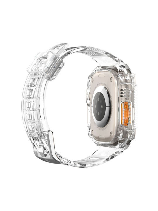 Spigen Rugged Armor Pro Πλαστική Θήκη σε Διάφανο χρώμα για το Apple Watch Ultra 49mm