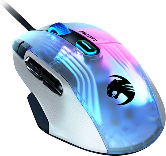 Roccat Kone XP RGB Геймърска Мишка 19000 DPI Бял