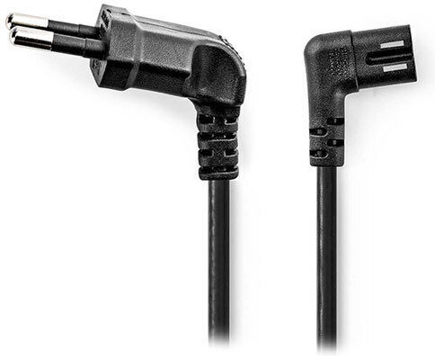 Nedis Euro - IEC C7 Cable 2m Μαύρο PCGP11055BK20