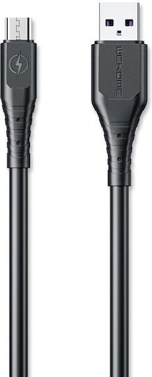 WK WDC-152 Geflochten USB 2.0 auf Micro-USB-Kabel Schwarz 3m (250699) 1Stück