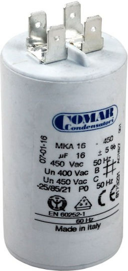 Comar Faston Kondensator Dauerhaft 30μF 450V