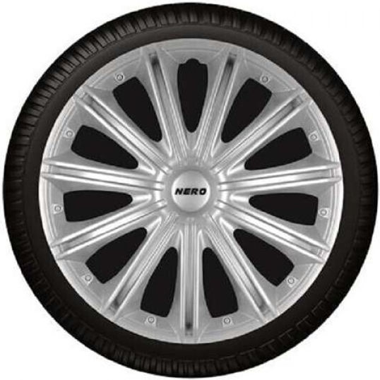 Autoline Set Capace de Roți Auto Nero Argo 14" 4 Bucăți Argintii