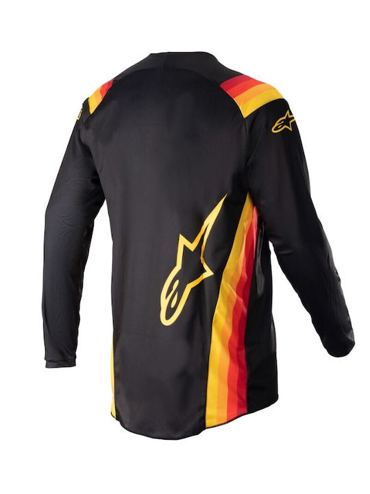 Alpinestars MX Fluid Corsa Мъжки Блуза за мотокрос Дълъг ръкав Черно Цвят