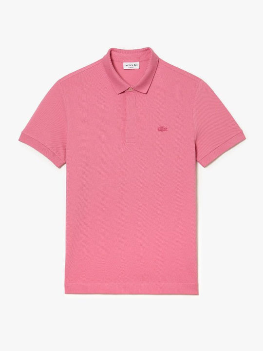 Lacoste Polo Μπλούζα Κοντομάνικη Ροζ
