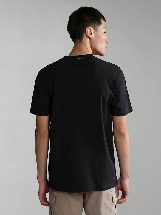 Napapijri Men's Short Sleeve T-shirt Black