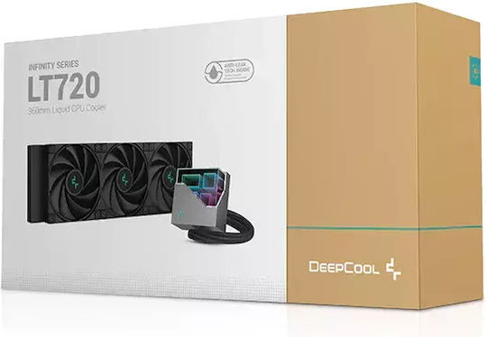 Deepcool LT720 Water Cooling System AIO CPU With 3 Fans 120mm And ARGB Lighting