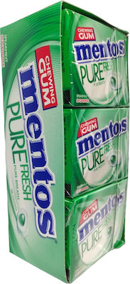 Mentos 20 Chewing gum Pure Fresh with Δυόσμος Flavour 12pcs 28gr