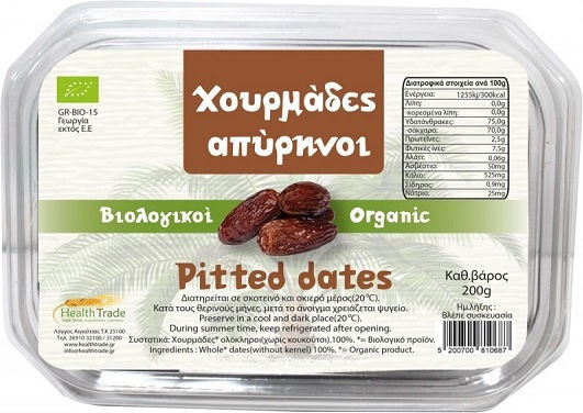 HealthTrade Βιολογικοί Χουρμάδες 200gr