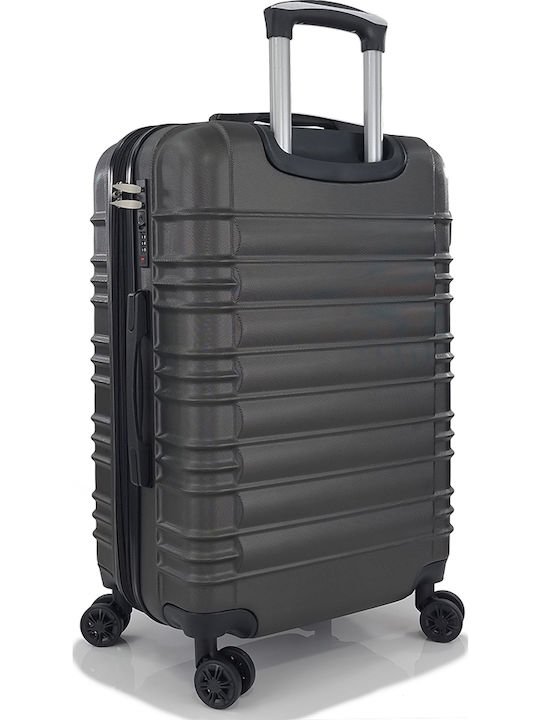 Forecast Hartschalen Koffer Grau Maximale Höhe 75cm mit 4 Rädern Set 3 Stück