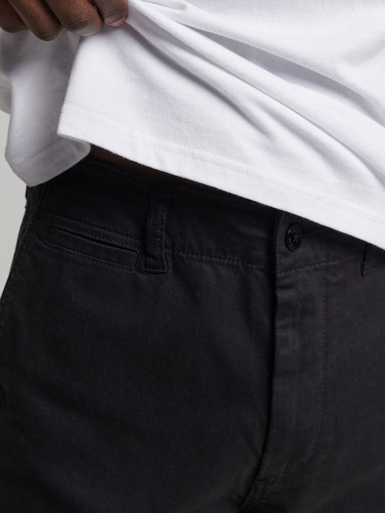 Officers Trousers Chino in Slim Fit Jet Black