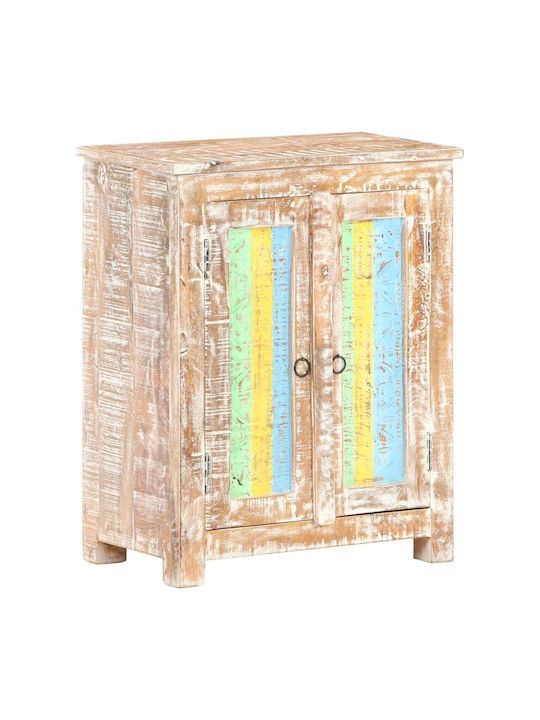 Wooden Buffet Multicolor L61xW35xH76cm