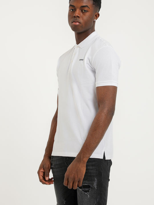 Donos222 Polo Short Sleeve Blouse White