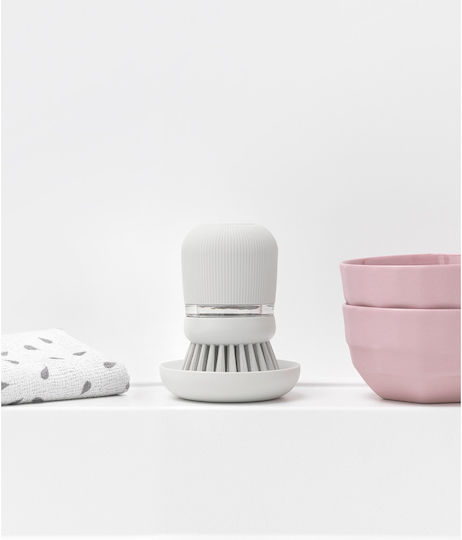 Brabantia SinkSide 302640 Perie De Curățare Din Plastic De Mână Gri Deschis